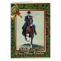 American Saddlebred Blank Christmas Card