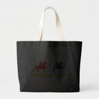 American Saddlebred Custom AllStar Equestrian Tote Canvas Bags