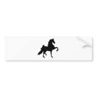 American Saddlebred Horse Bumper Sticker