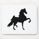 standard_mousepad - Add your own words to customize this unique picture of a classic American Saddlebred