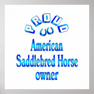 American Saddlebred Horse Owner Print