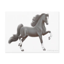 American Saddlebred Horse Postcard by twopurringcats American Saddlebred Horse Postcard