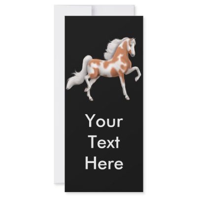 American Saddlebred Horse Rack Card by twopurringcats