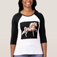American Saddlebred Horse Raglan Shirt