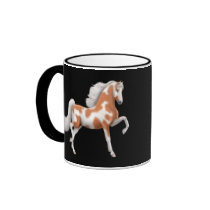 American Saddlebred Paint Horse Mug by twopurringcats American Saddlebred Paint Horse Mug