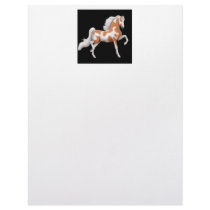 American Saddlebred Paint Horse Stationery letterhead