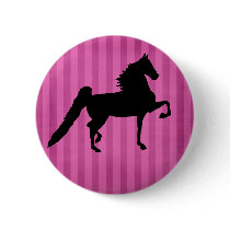 American Saddlebred Pretty Pink Button by MyAshleyLeigh American Saddlebred Pretty Pink Button