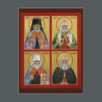 American Saints Prayer Card postcards