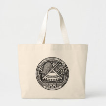 American Samoa Coat of arm AS Canvas Bags