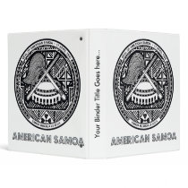 American Samoa Coat of Arms Binder