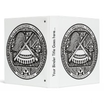 American Samoa Coat of Arms detail Binders