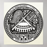 American Samoa Coat of Arms detail Posters