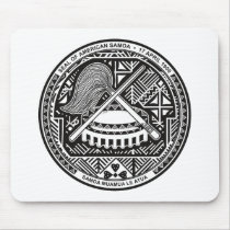 American Samoa Coat of Arms Mousepad