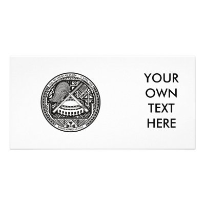 American Samoa Coat of Arms Photo Card by flagshirts