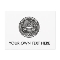 American Samoa Coat of Arms Postcards