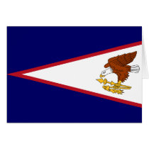 American Samoa Flag cards