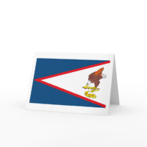 American Samoa Flag Greeting Card cards