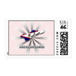American Samoa Flag Map 2.0 Stamps