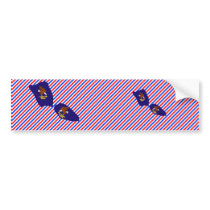 American Samoa Flag Map bumper stickers