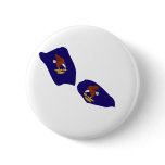 American Samoa Flag Map Button