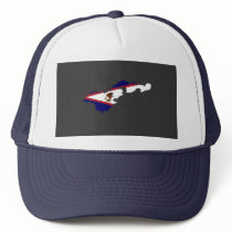 American Samoa flag map hats by FlagStore American Samoa flag map hats