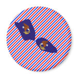 American Samoa Flag Map Fridge Magnet
