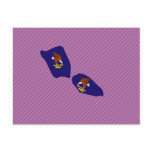 American Samoa Flag Map Post Card