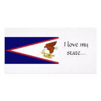 American Samoa Flag photo cards