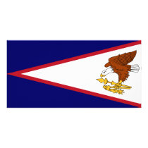American Samoa Flag Photo Card Template