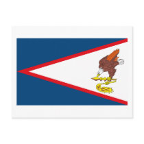 American Samoa Flag Postcard