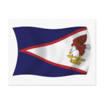 American Samoa Flag Postcard