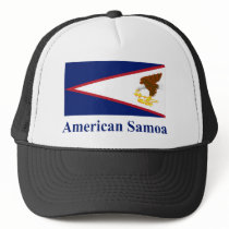 American Samoa Flag with Name hats by Vexillophile American Samoa Flag with Name hats