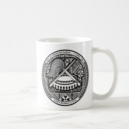 american samoa seal coffee mug