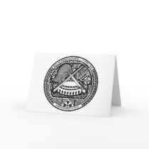 American Samoa Seal Greeting Card by FlagTshirts American Samoa Seal Greeting Card
