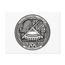 American Samoa Seal Postcard postcards