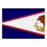 American Samoa, United States flag Greeting Cards
