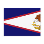American Samoa, United States flag Post Card