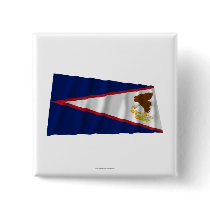 American Samoa Waving Flag buttons by Vexillophile American Samoa Waving Flag buttons