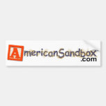 American Sandbox Bumper Sticker bumper stickers