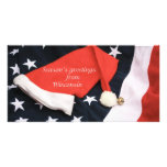 American season's greetings Wisconsin Photo Cards