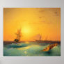 American Shipping Off the Rock of Gibraltar 1873 Print