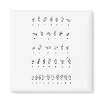 American Sign Language (ASL) magnets by shopstew American Sign Language (ASL) magnets
