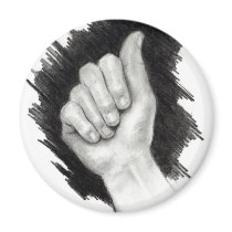 AMERICAN SIGN LANGUAGE: LETTER A magnets by joyart AMERICAN SIGN LANGUAGE: LETTER A magnets