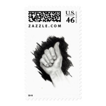 AMERICAN SIGN LANGUAGE: LETTER A STAMP