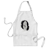 AMERICAN SIGN LANGUAGE LETTER "B" aprons by joyart AMERICAN SIGN LANGUAGE LETTER "B" aprons