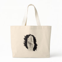AMERICAN SIGN LANGUAGE LETTER "B" bags by joyart AMERICAN SIGN LANGUAGE LETTER "B" bags