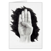 AMERICAN SIGN LANGUAGE LETTER "B" cards by joyart AMERICAN SIGN LANGUAGE LETTER "B" cards