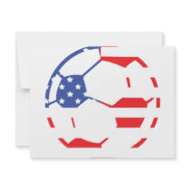 american soccer icon invitations