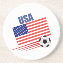 American Soccer Team Drink Coasters coaster