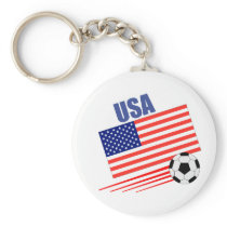 American Soccer Team Keychain keychain